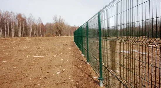 Забор на винтовых опорах