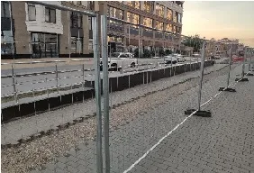 Калитка для временного ограждения