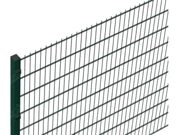 3Д панель ограждения (забор 2d) из прутка d=5,0/6,0 мм (серия Bastion)