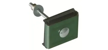 Крепеж для 3Д забора: скоба + болт + антивандальная гайка