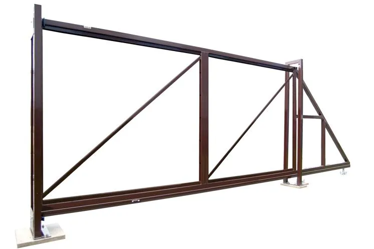 Ворота откатные Colority Zinc 2,03x4,0 RAL 8017