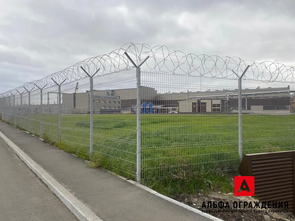 Установленный 3Д забор в г. Кыштым, Челябинская область