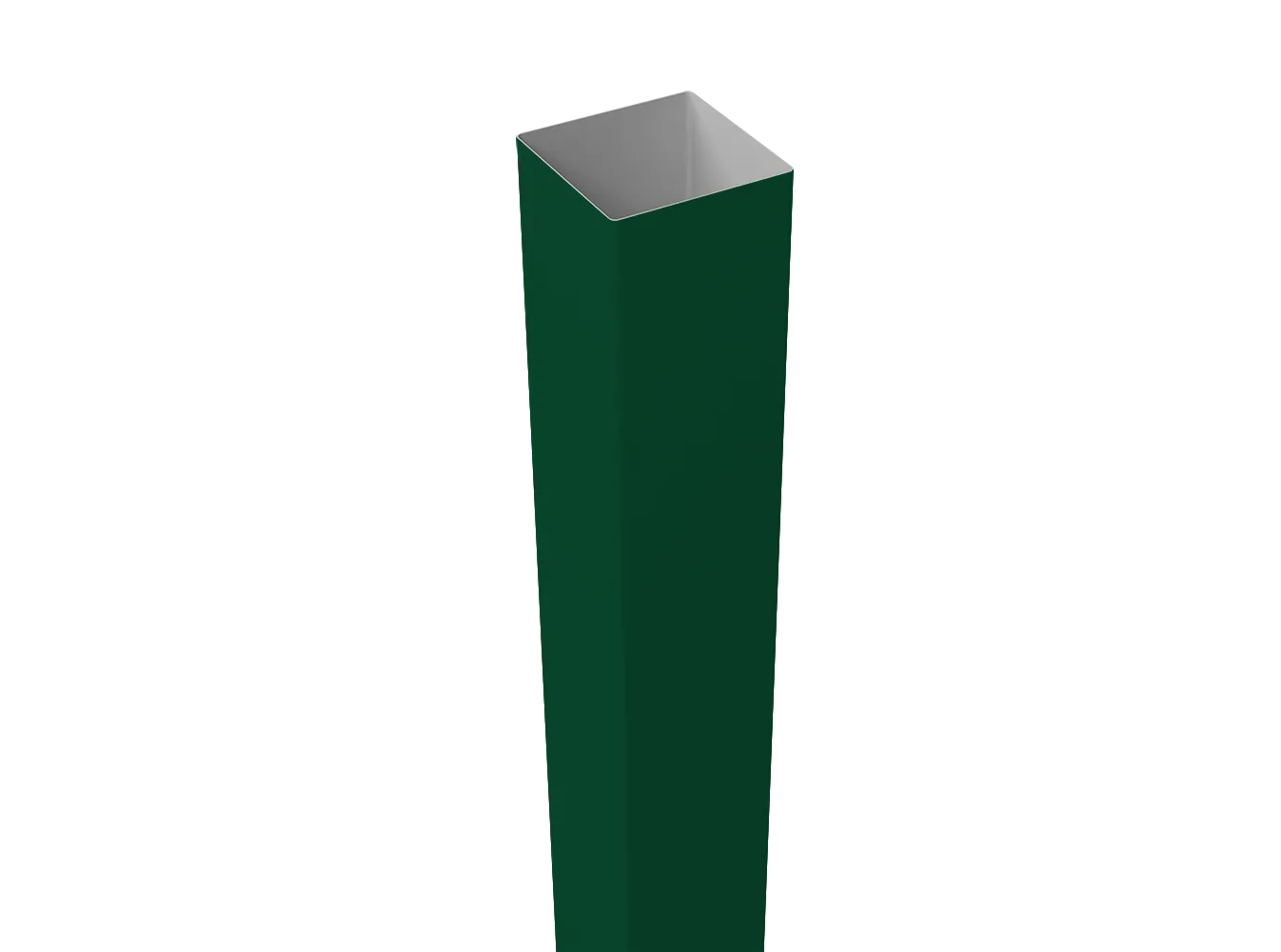 Столб 60х60х2,0х3000 Colority Black металл неоцинкованный с полимерным покрытием RAL 6005 GL