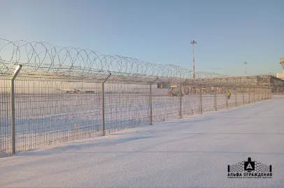 Установленное ограждение повышенной безопасности, г. Екатеринбург