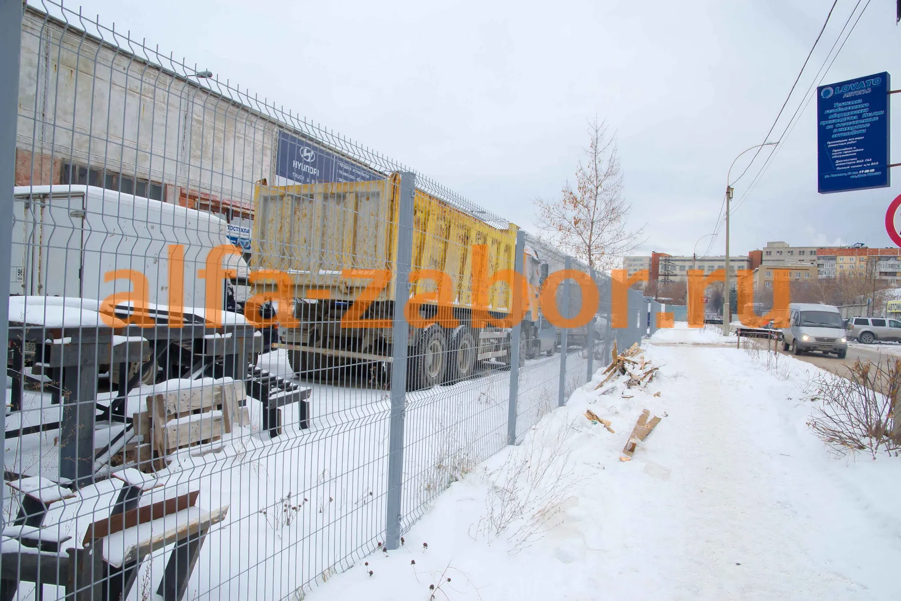 Установленный 3D забор в районе Пионерском, Екатеринбург