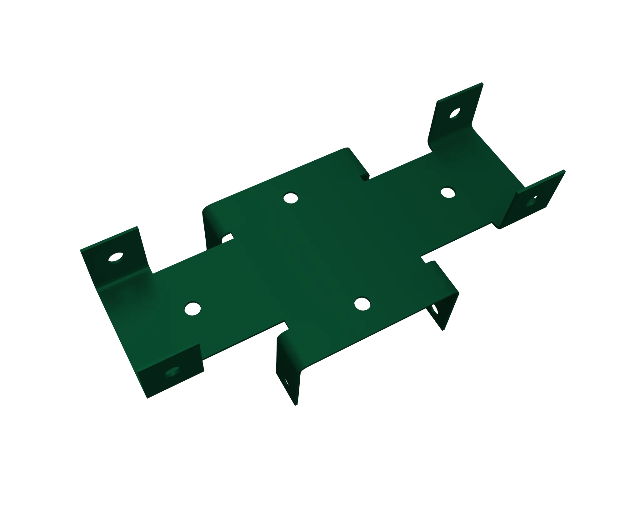 Кронштейн Х 60х60 ColorBl RAL 6005 GL