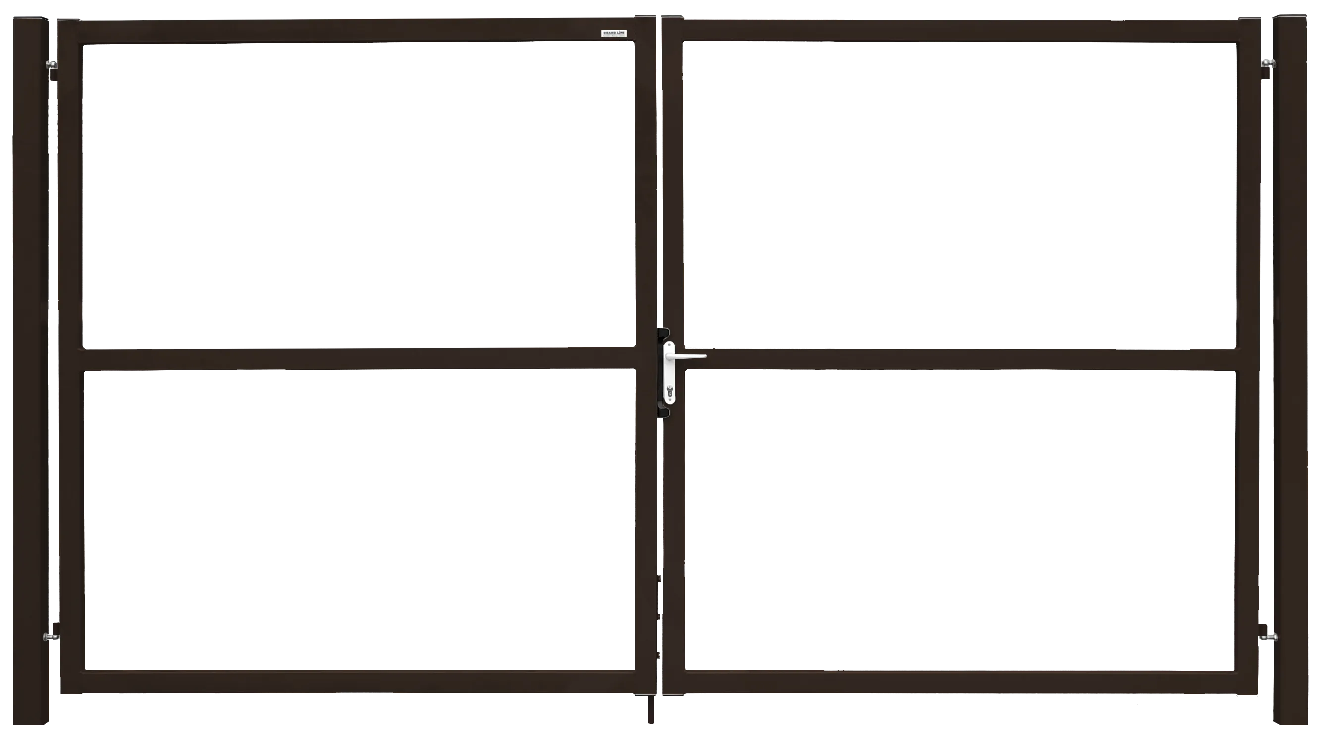 Ворота Ворота Colority Zinc Lock 2,0х3,5 RAL 8017 В.333-330-0