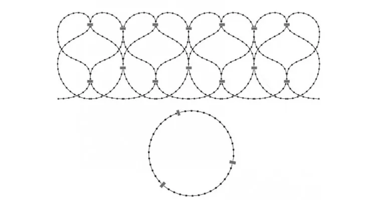 Плоский барьер безопасности ПББ АСКЛ 900х18х4 (4,50м)
