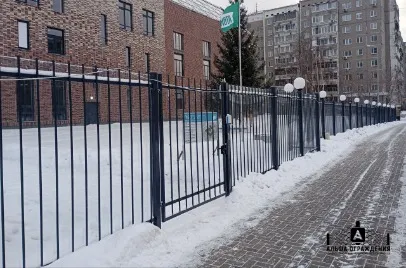 Сварное ограждение для школы №314,Екатеринбург - компания Альфа Ограждения