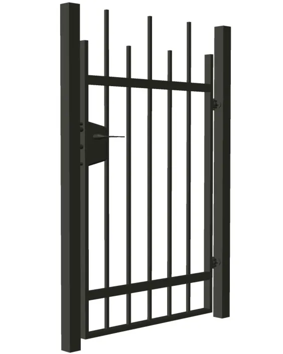 Изображение калитки для сварного забора третьего типа