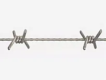 Проволока колючая осветленная одноосновная рифленая 2,8 мм ГОСТ 285-69