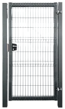 Калитка Profi с замком 2,03х1 RAL 7040
