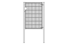 Калитка Light NoLock 1,53х1 RAL 6005