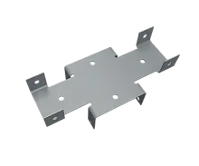 Кронштейн Х 60х60 Colority Black RAL 7040 GL