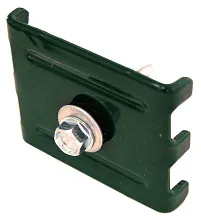 Крепление Скоба и саморез 5,5х32 RAL 6005