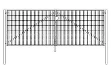 Ворота Light без замка 2,03х4,0 RAL 6005