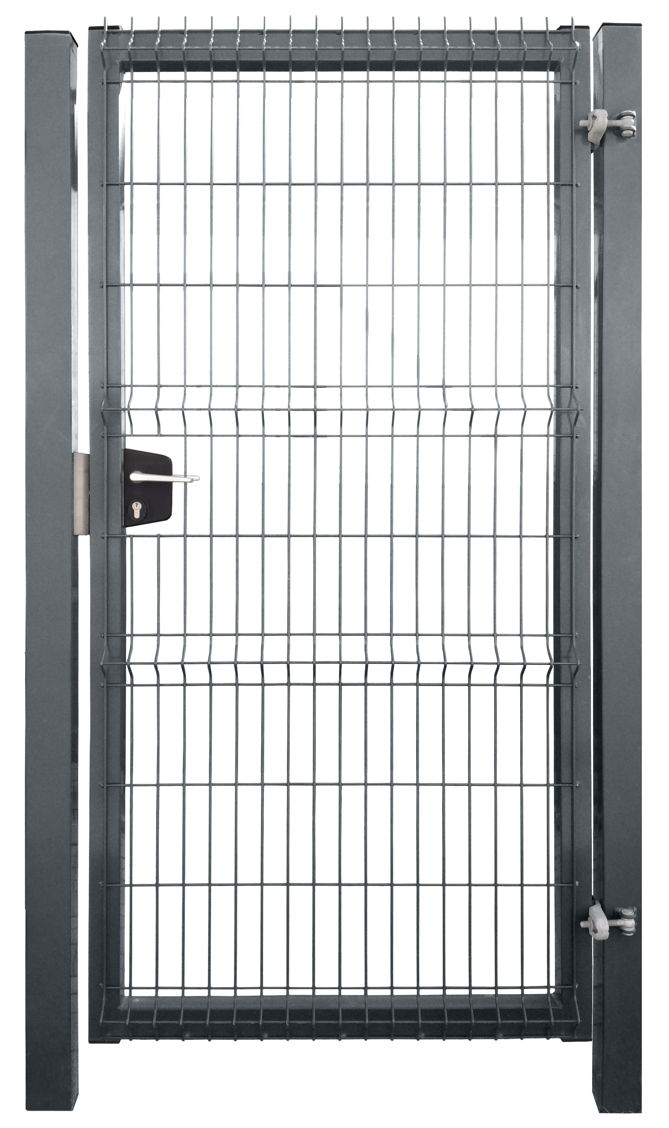 Калитка Profi с замком 2,03х1 RAL 7040
