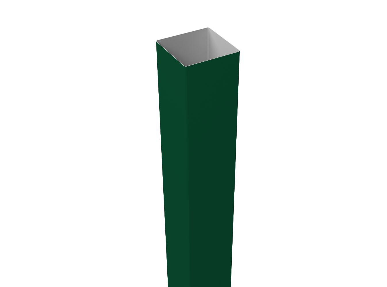 Столб 60х60х2,0х3000 Colority Black металл неоцинкованный с полимерным покрытием RAL 6005 GL