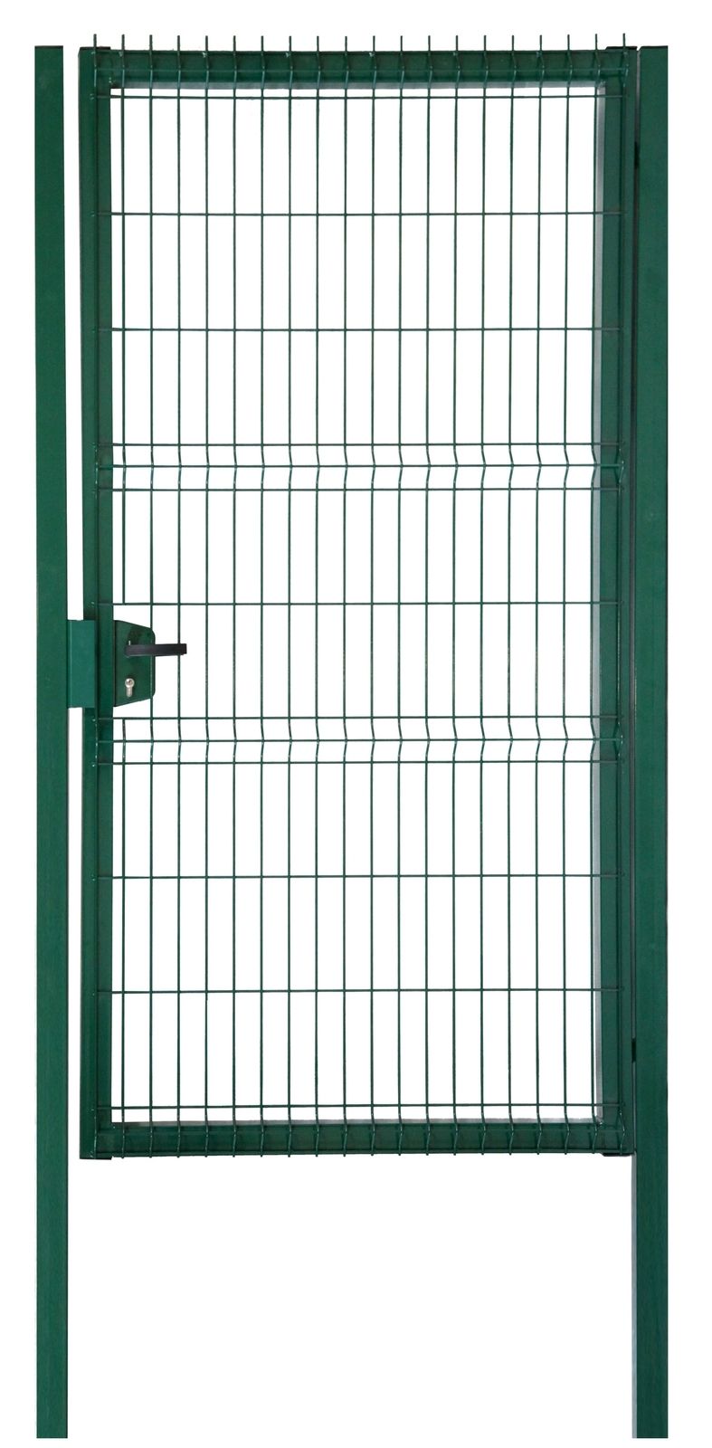 Калитка Profi с замком 2,03х1 RAL 6005
