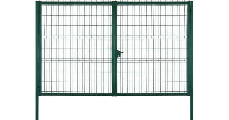 Ворота Profi с замком 2,03х5,0 RAL 6005