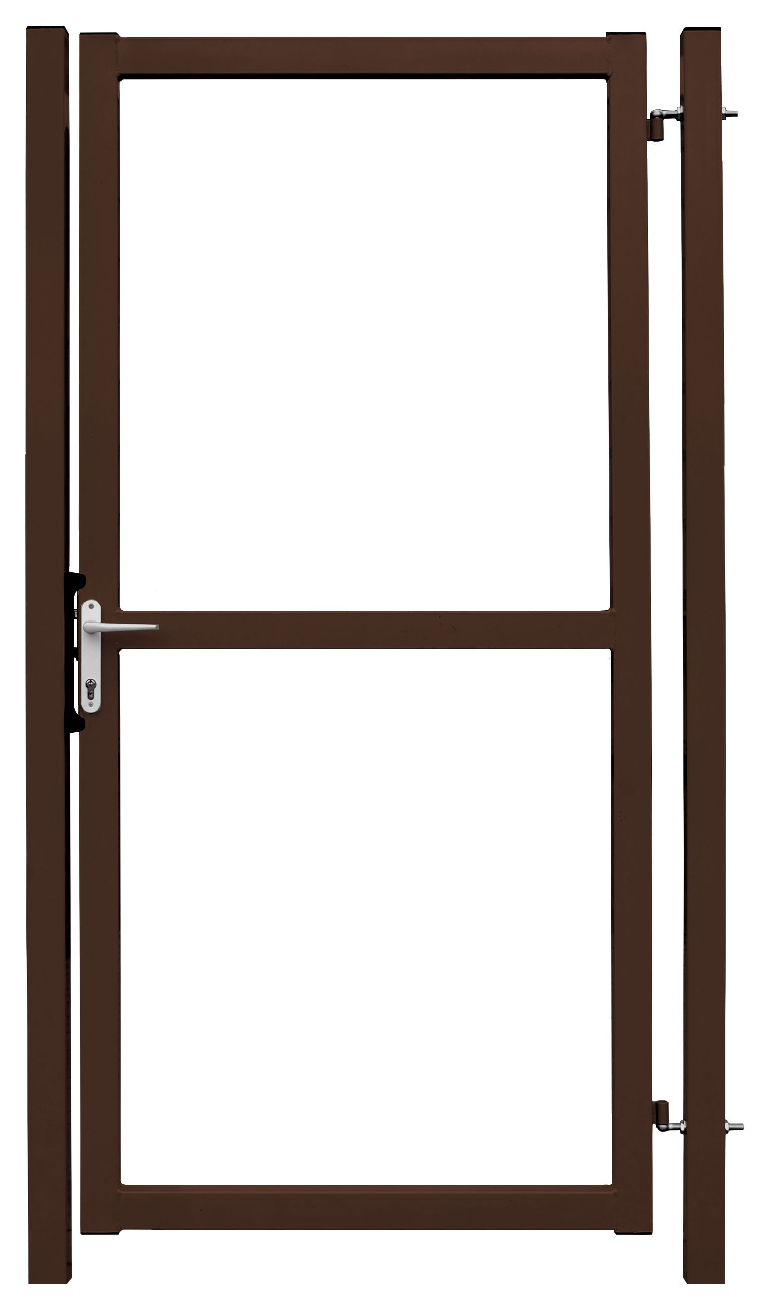 Калитка Colority цинк с замком 1,8х1 RAL 8017