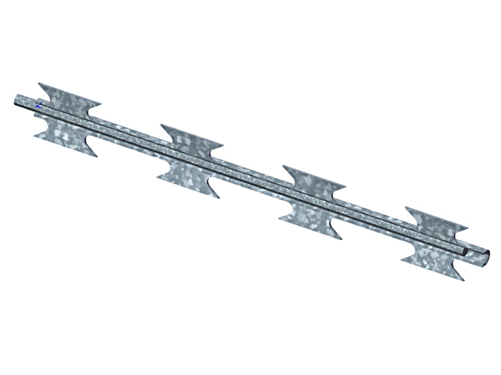 Армированная колючая лента оцинкованная (АКЛ)