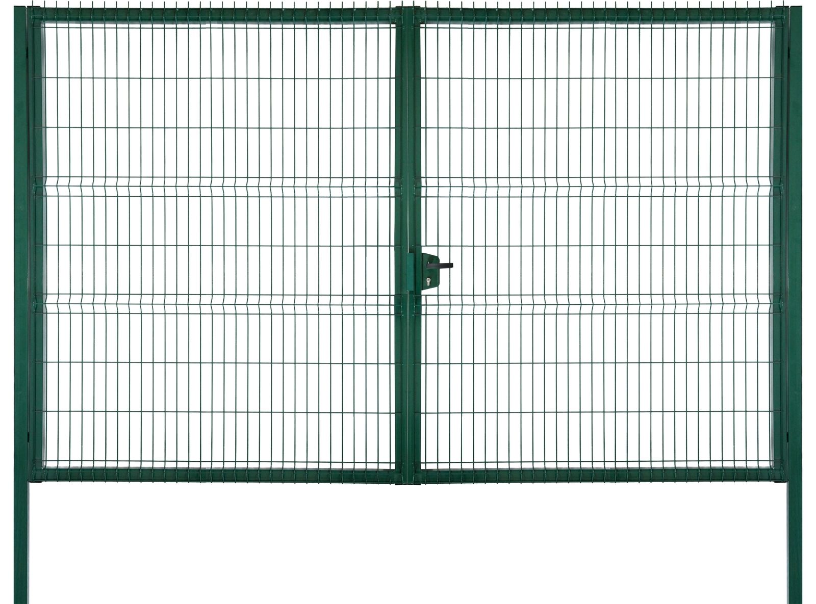 Ворота Profi с замком 2,43х4,0 RAL 6005