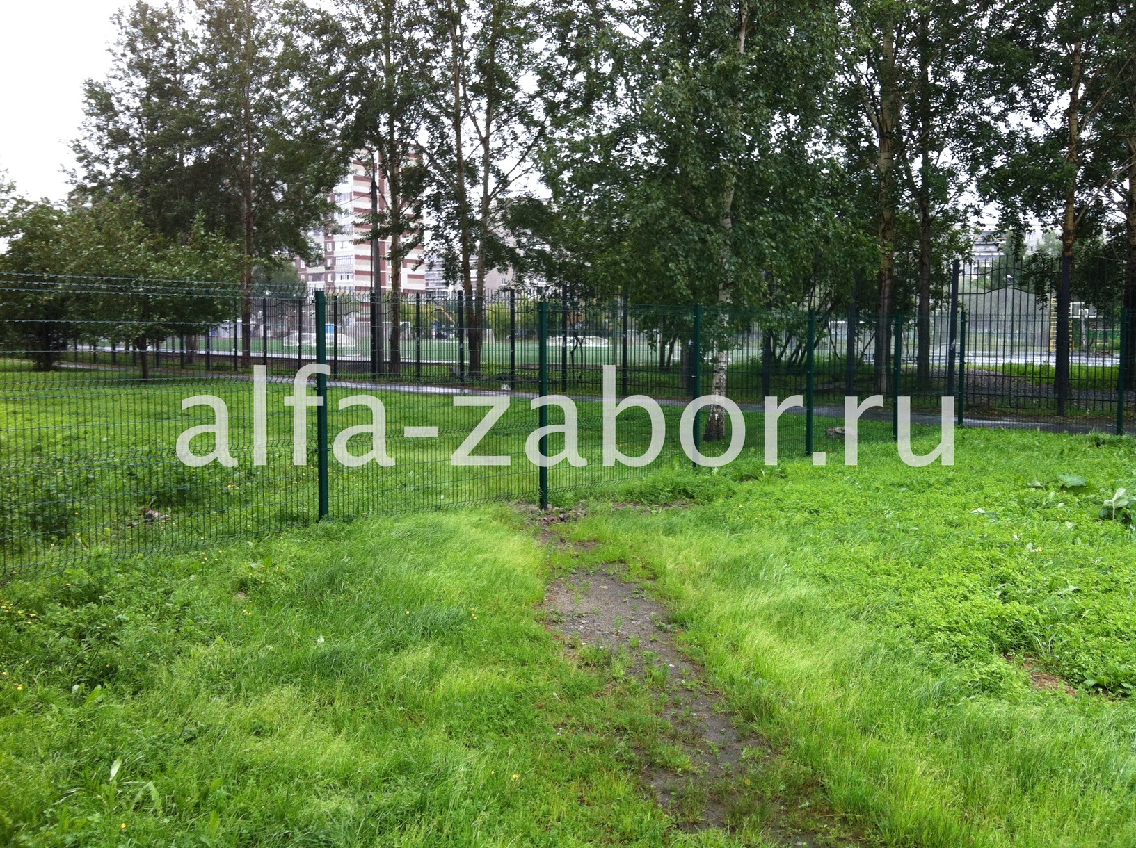 Установленный 3Д забор в районе ЖБИ, Екатеринбург Установленный 3Д забор в районе ЖБИ, Екатеринбург