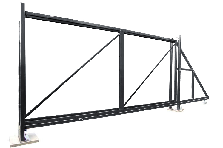 Ворота откатные Colority Zinc 2,03x4,0 RAL 7024