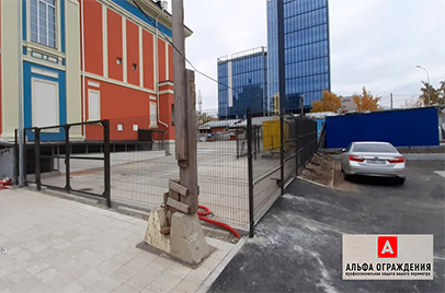 Установленный 3D забор в Уральских Банях, Екатеринбург Установленный 3D забор в Уральских Банях, Екатеринбург
