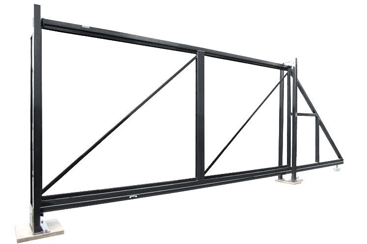 Ворота откатные Colority цинк 2,03x4,0 RAL 7024