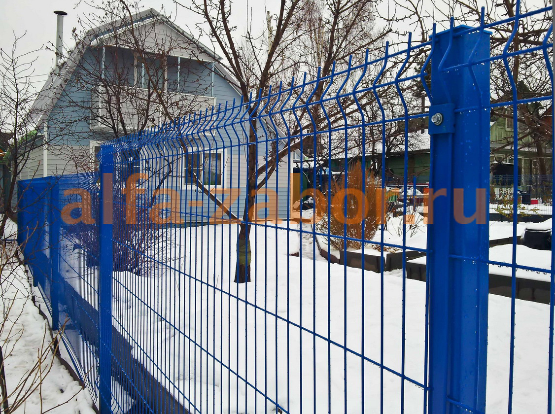 Установленный 3D забор в районе Елизавет, Екатеринбург Установленный 3D забор в районе Елизавет, Екатеринбург
