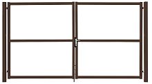 Ворота Colority цинк с замком 1,8х3,5 RAL 8017