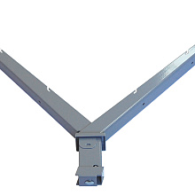 Наконечник V на столб 62х55 RAL 7040
