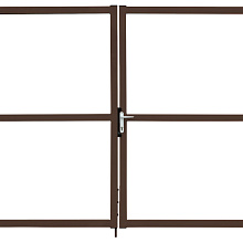 Ворота Colority Zinc Lock 1,8х3,5 RAL 8017