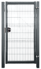 Калитка Profi с замком 2,03х1 RAL 7040