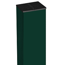 Столб 62х55х1,4х3000 RAL 6005