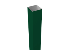 Столб 60х60х2,0х3000 Colority Black металл неоцинкованный с полимерным покрытием RAL 6005 GL