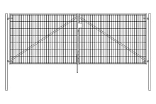 Ворота Light NoLock 2,03х4,0 RAL 6005