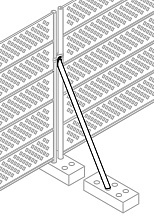 Укосина стабилизирующая для Clamp 51 Zn