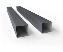 Столб 60х60х1.5х3000 Colority Black металл неоцинкованный с полимерным покрытием RAL 7024 GL