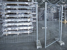 Калитка временного ограждения EURO 1,95x1,2 Zn