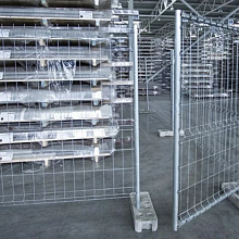 Калитка временного ограждения EURO 1,95x1,2 Zn