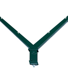 Наконечник V на столб 62х55 RAL 6005