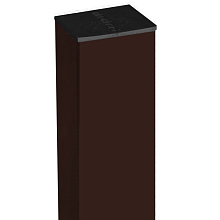 Столб 62х55х1,4х3000 RAL 8017