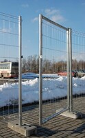Калитка временного ограждения 1,95x1 Цинк - Забор в Екатеринбурге по выгодной цене в компании Альфа Ограждения